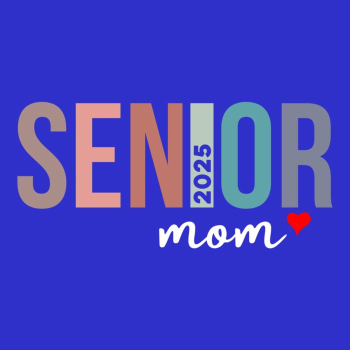 Senior 2025 Mom Graduate Funny Class Of 2025 Gift Zip Tote Bag