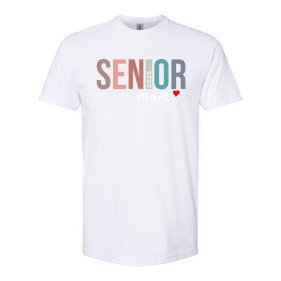 Senior 2025 Mom Graduate Funny Class Of 2025 Gift Softstyle CVC T-Shirt