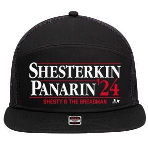 Shesterkinpanarin 24 New York Hockey 7 Panel Mesh Trucker Snapback Hat