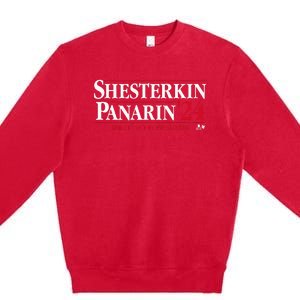 Shesterkinpanarin 24 New York Hockey Premium Crewneck Sweatshirt