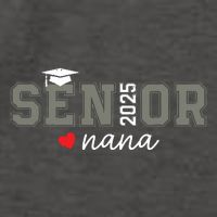Senior 2025 Nana Senior Graduate Proud Nana Class Of 2025 Vector Backpack