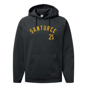 Santurce 21 Puerto Rico Baseball Performance Fleece Hoodie