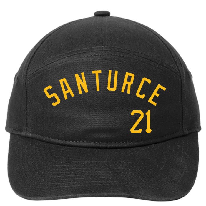 Santurce 21 Puerto Rico Baseball 7-Panel Snapback Hat