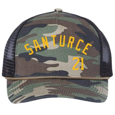 Santurce 21 Puerto Rico Baseball Retro Rope Trucker Hat Cap