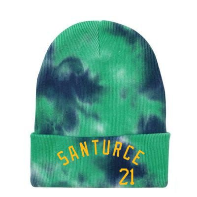 Santurce 21 Puerto Rico Baseball Tie Dye 12in Knit Beanie