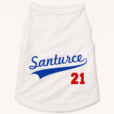 Santurce 21 Puerto Rico Baseball Boricua Doggie Tank