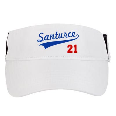 Santurce 21 Puerto Rico Baseball Boricua Adult Drive Performance Visor