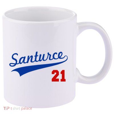 Santurce 21 Puerto Rico Baseball Boricua 11oz C Handle Ceramic Mug