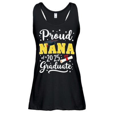 Senior 2025 Proud Nana Of A Class Of 2025 Graduate Gift Ladies Essential Flowy Tank