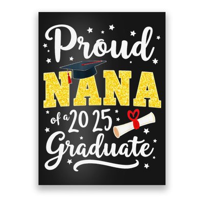 Senior 2025 Proud Nana Of A Class Of 2025 Graduate Gift Poster
