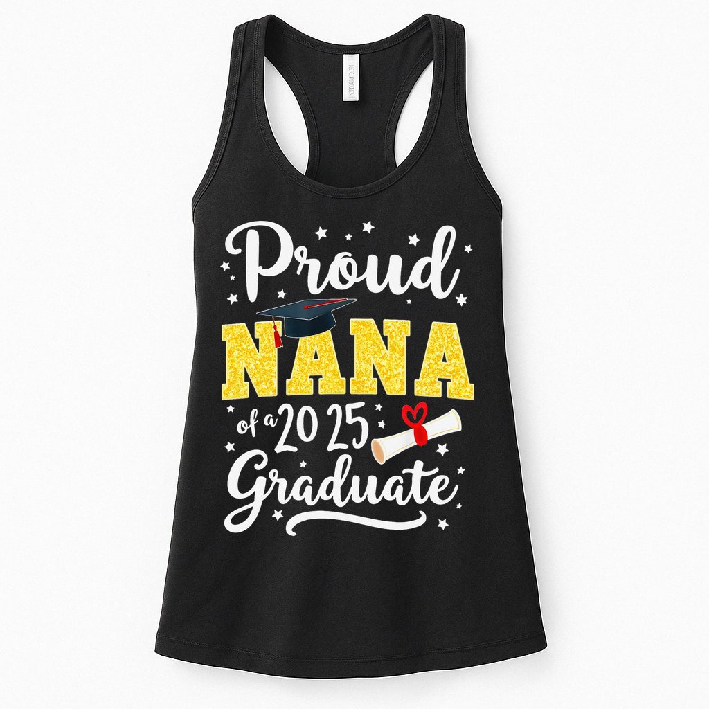 Senior 2025 Proud Nana Of A Class Of 2025 Graduate Gift Womens Tank Top