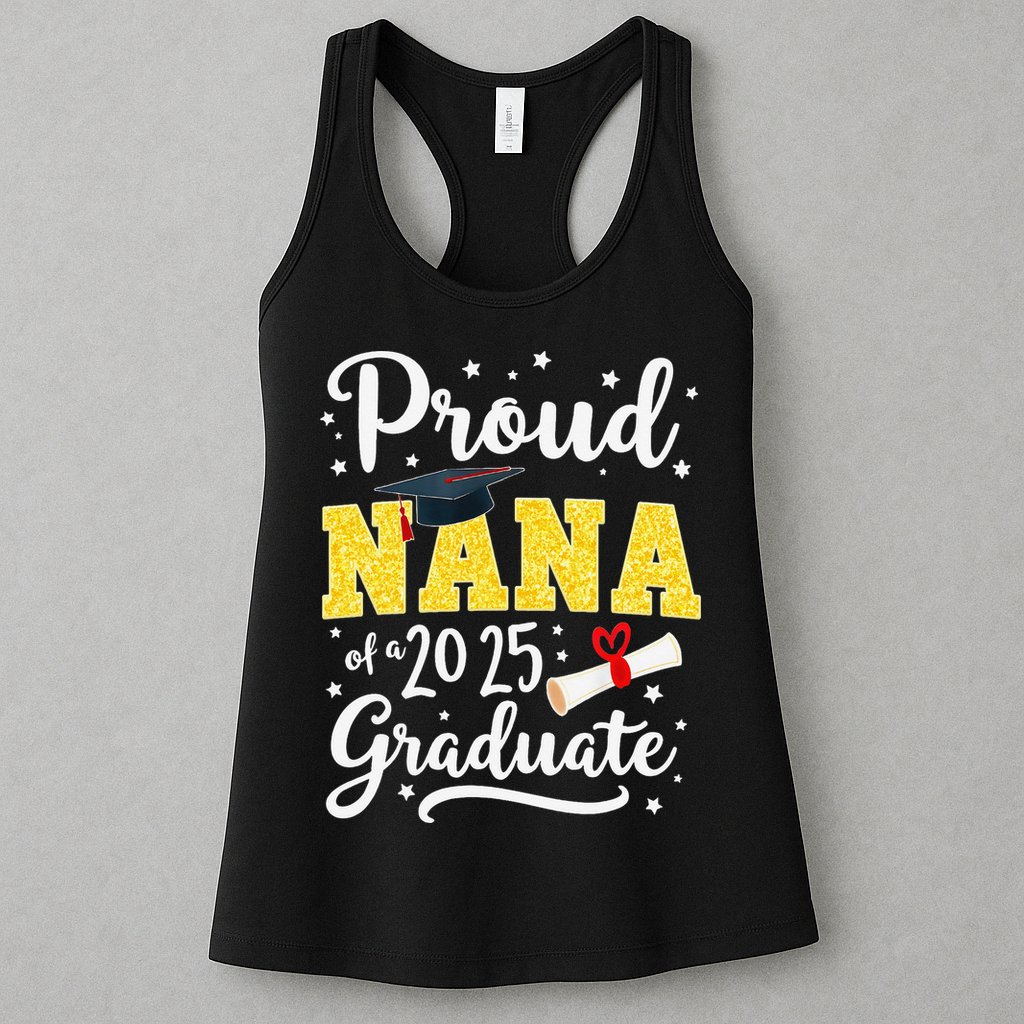 Senior 2025 Proud Nana Of A Class Of 2025 Graduate Gift Womens Tank Top