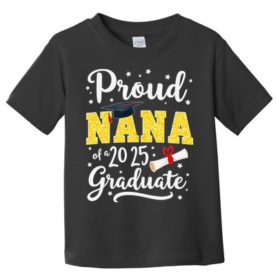 Senior 2025 Proud Nana Of A Class Of 2025 Graduate Gift Toddler T-Shirt