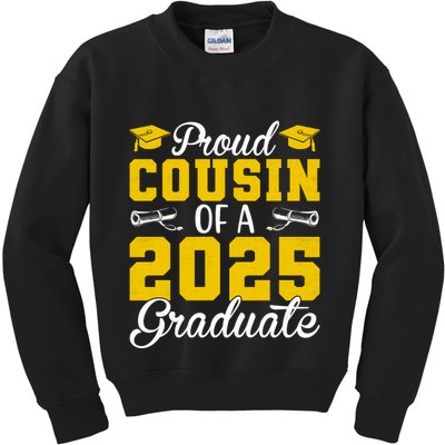Senior 2025 Proud Cousin Of A 2025 Graduate Kids Sweatshirt