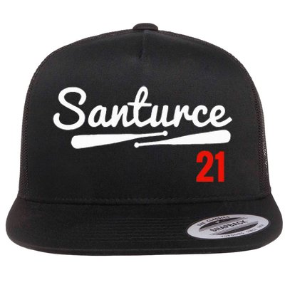 Santurce 21 Puerto Rico Baseball Flat Bill Trucker Hat