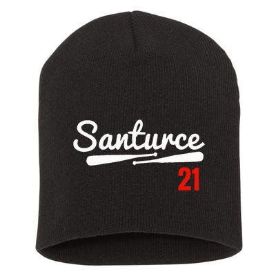 Santurce 21 Puerto Rico Baseball Short Acrylic Beanie