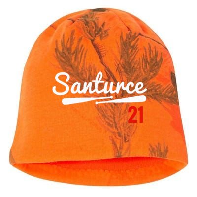 Santurce 21 Puerto Rico Baseball Kati - Camo Knit Beanie