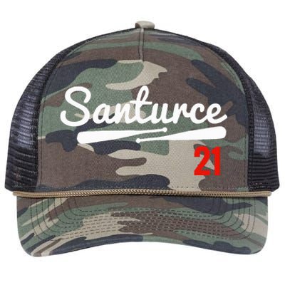 Santurce 21 Puerto Rico Baseball Retro Rope Trucker Hat Cap