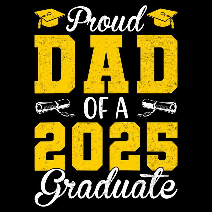 Senior 2025 Proud Dad Of A 2025 Graduate Raglan Baseball Backpack