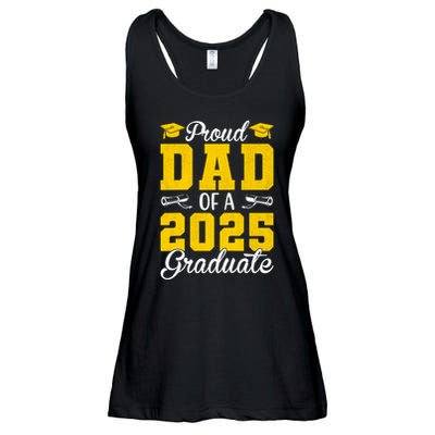 Senior 2025 Proud Dad Of A 2025 Graduate Raglan Baseball Ladies Essential Flowy Tank