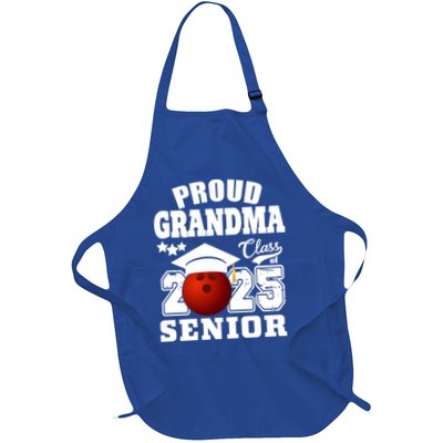 Senior 2025 Proud Grandma Of A Class Of 2025 Senior Bowling Funny Gift Apron