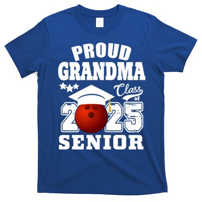 Senior 2025 Proud Grandma Of A Class Of 2025 Senior Bowling Funny Gift T-Shirt