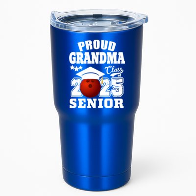Senior 2025 Proud Grandma Of A Class Of 2025 Senior Bowling Funny Gift Tumbler