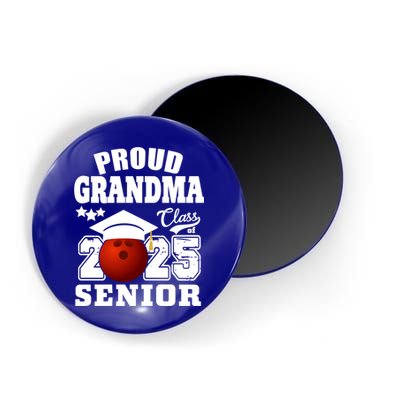 Senior 2025 Proud Grandma Of A Class Of 2025 Senior Bowling Funny Gift Magnet