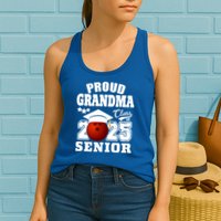 Senior 2025 Proud Grandma Of A Class Of 2025 Senior Bowling Funny Gift Womens Tank Top