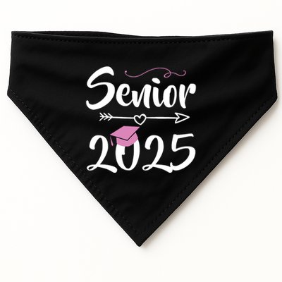 Senior 2025 Pink Tassel Class Of 2025 Graduate Graduation USA-Made Doggie Bandana