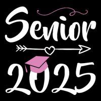 Senior 2025 Pink Tassel Class Of 2025 Graduate Graduation Hoodie