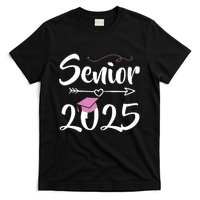 Senior 2025 Pink Tassel Class Of 2025 Graduate Graduation T-Shirt