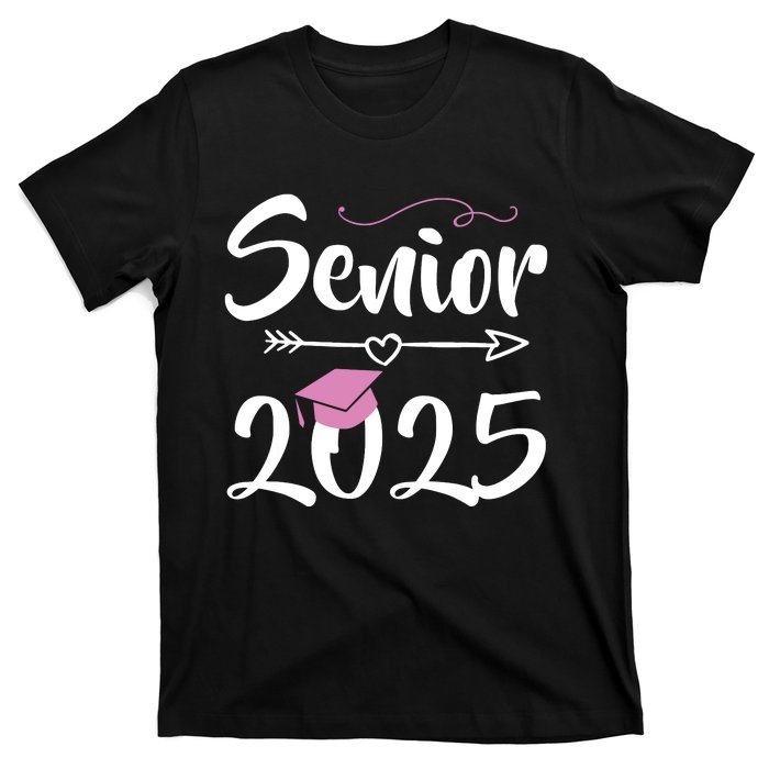 Senior 2025 Pink Tassel Class Of 2025 Graduate Graduation T-Shirt