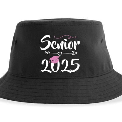 Senior 2025 Pink Tassel Class Of 2025 Graduate Graduation Sustainable Bucket Hat