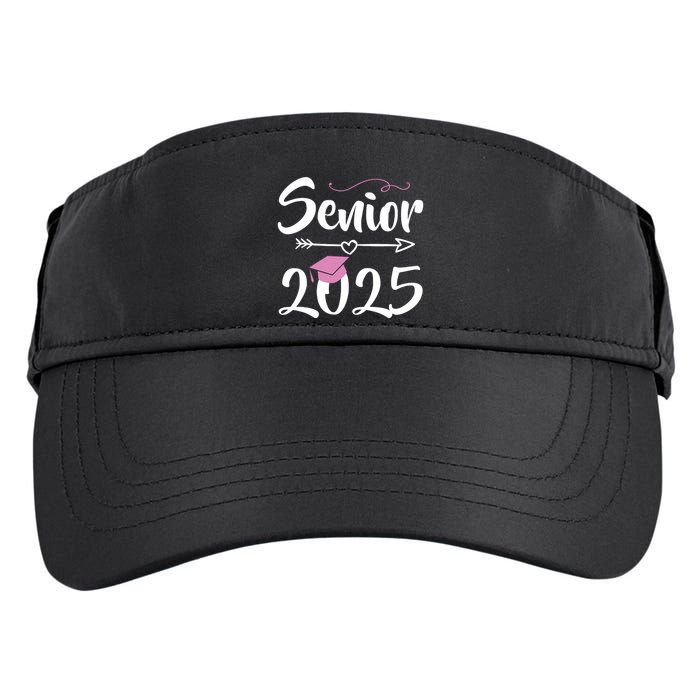Senior 2025 Pink Tassel Class Of 2025 Graduate Graduation Adult Drive Performance Visor