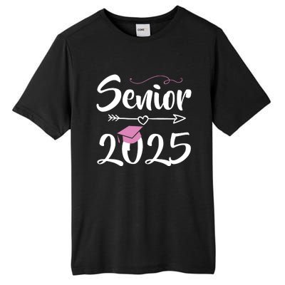 Senior 2025 Pink Tassel Class Of 2025 Graduate Graduation Tall Fusion ChromaSoft Performance T-Shirt