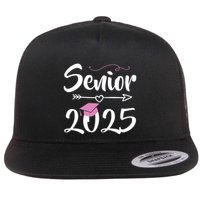 Senior 2025 Pink Tassel Class Of 2025 Graduate Graduation Flatbill Hat