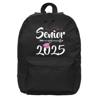 Senior 2025 Pink Tassel Class Of 2025 Graduate Graduation 16 in Basic Backpack