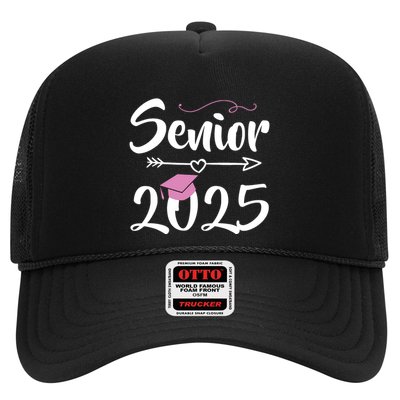 Senior 2025 Pink Tassel Class Of 2025 Graduate Graduation Trucker Hat