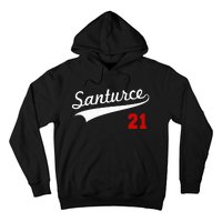 Santurce 21 Puerto Rico Baseball Boricua Hoodie