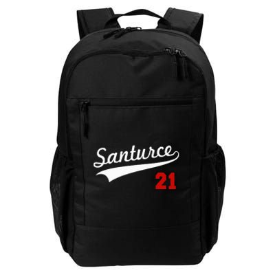 Santurce 21 Puerto Rico Baseball Boricua Daily Commute Backpack