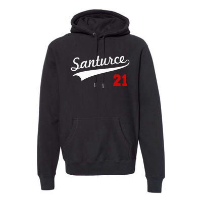 Santurce 21 Puerto Rico Baseball Boricua Premium Hoodie