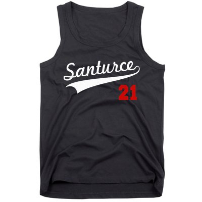 Santurce 21 Puerto Rico Baseball Boricua Tank Top