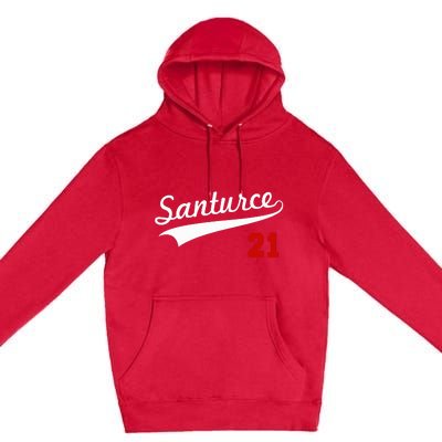 Santurce 21 Puerto Rico Baseball Boricua Premium Pullover Hoodie