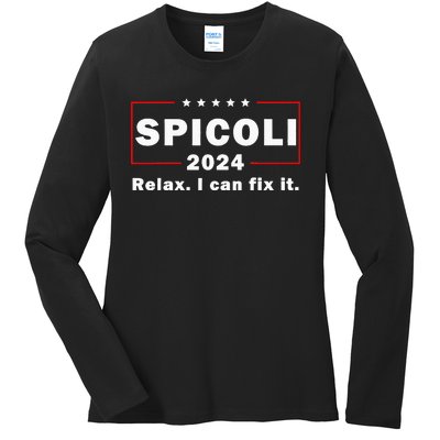 Spicoli 2024 Relax I Can Fix It Ladies Long Sleeve Shirt