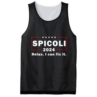 Spicoli 2024 Relax I Can Fix It Mesh Reversible Basketball Jersey Tank