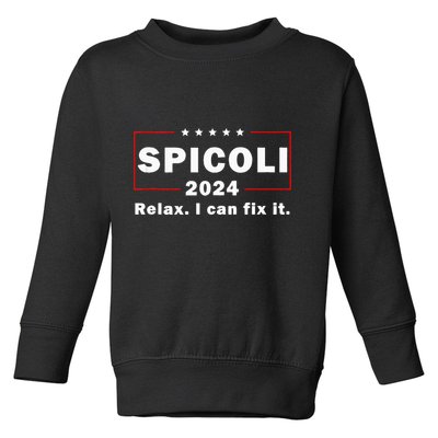 Spicoli 2024 Relax I Can Fix It Toddler Sweatshirt