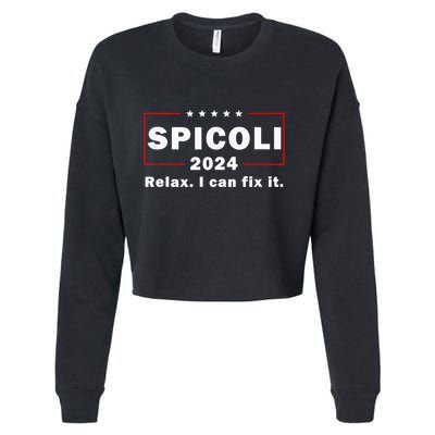 Spicoli 2024 Relax I Can Fix It Cropped Pullover Crew