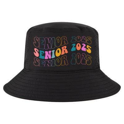 Senior 2025 Retro Class Of 2025 Seniors Graduation Cool Comfort Performance Bucket Hat