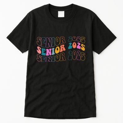Senior 2025 Retro Class Of 2025 Seniors Graduation Tall T-Shirt